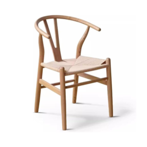 imagen de la Silla Copenhague, con diseño escandinavo y colores variados, inspirada en la icónica Wishbone de Wegner.